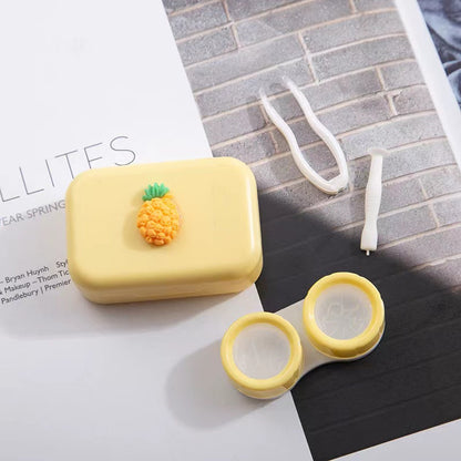 Cute fruit‑themed contact lens case
