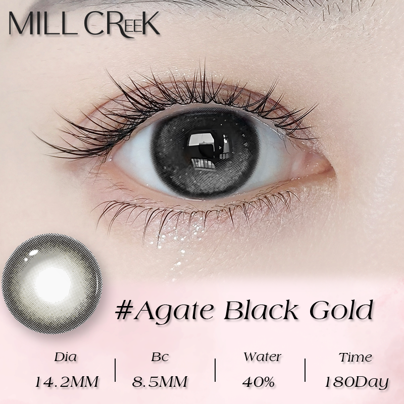Agate black gold DIA:14.2 GDIA:13.3