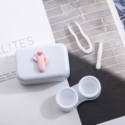 Cute fruit‑themed contact lens case