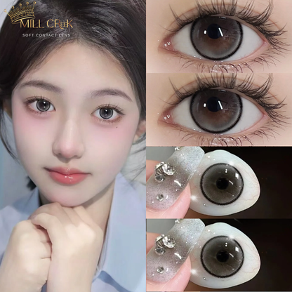 Black ice bead DIA:14.2 GDIA:13.4